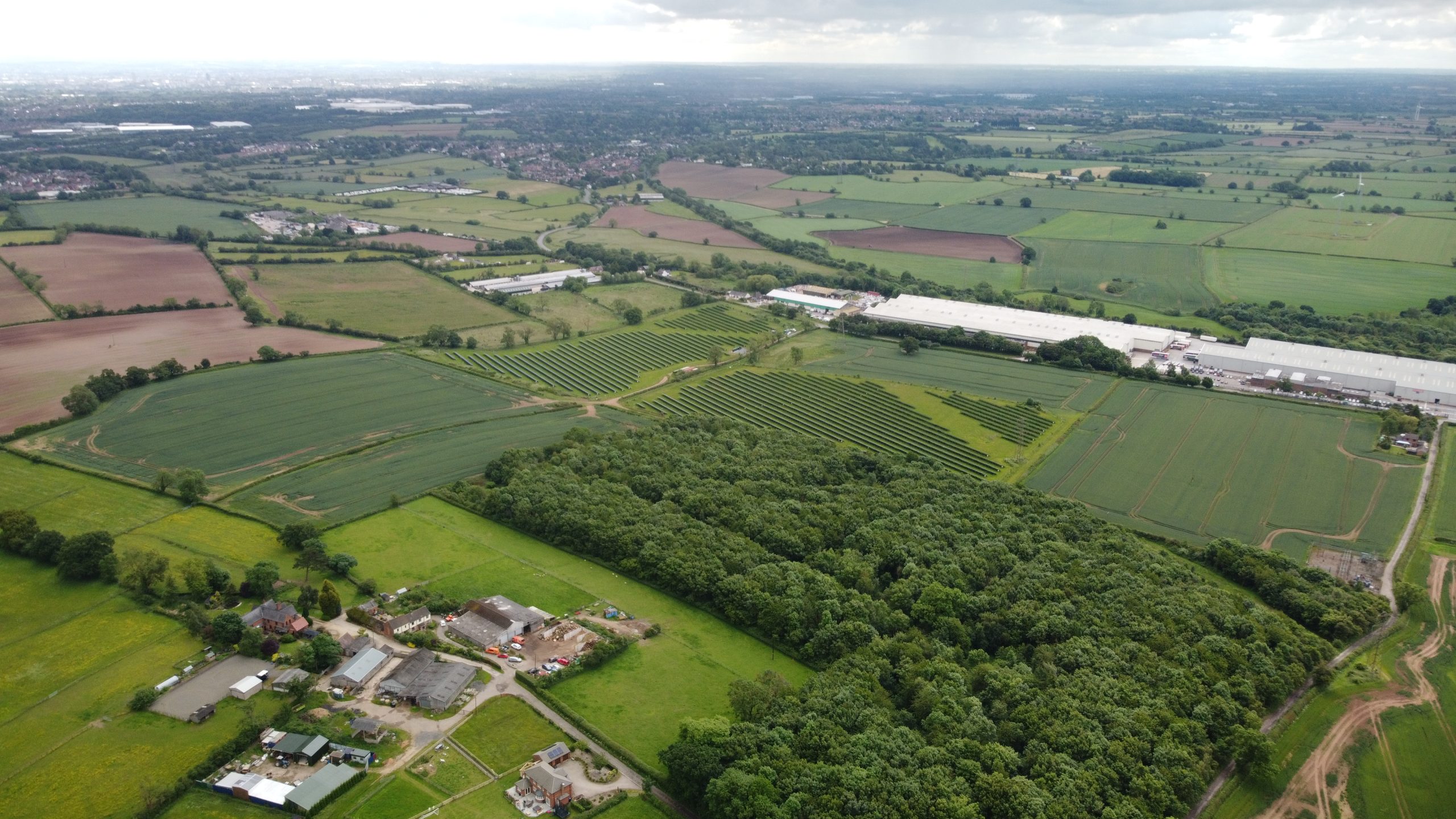 Established Solar Farm and Productive Arable Land for Sale – Desford Road, Leicestershire.